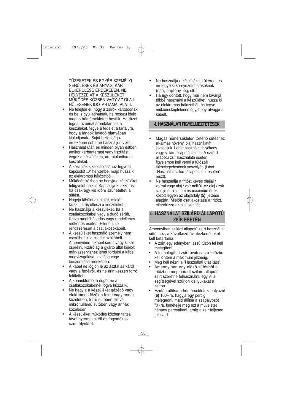 Fagor F-110 User Manual | Page 39 / 66