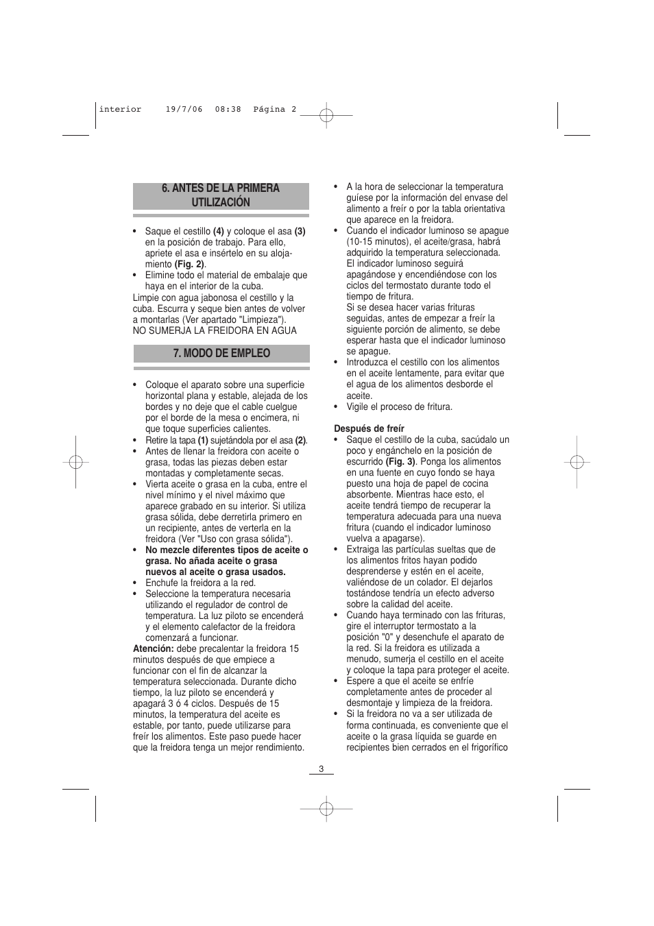 Fagor F-110 User Manual | Page 4 / 66