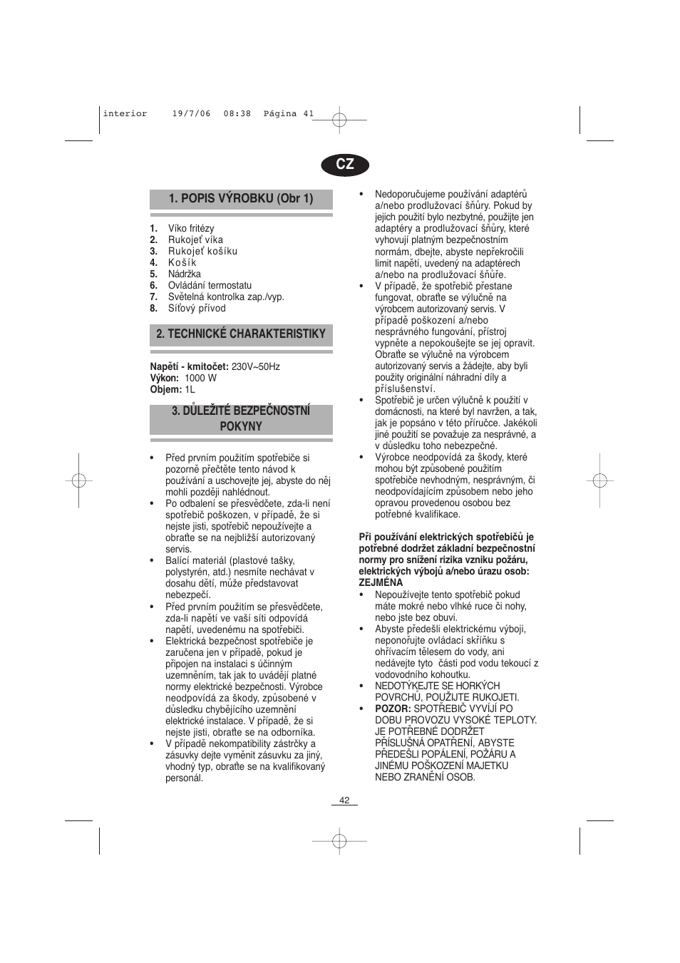 Fagor F-110 User Manual | Page 43 / 66