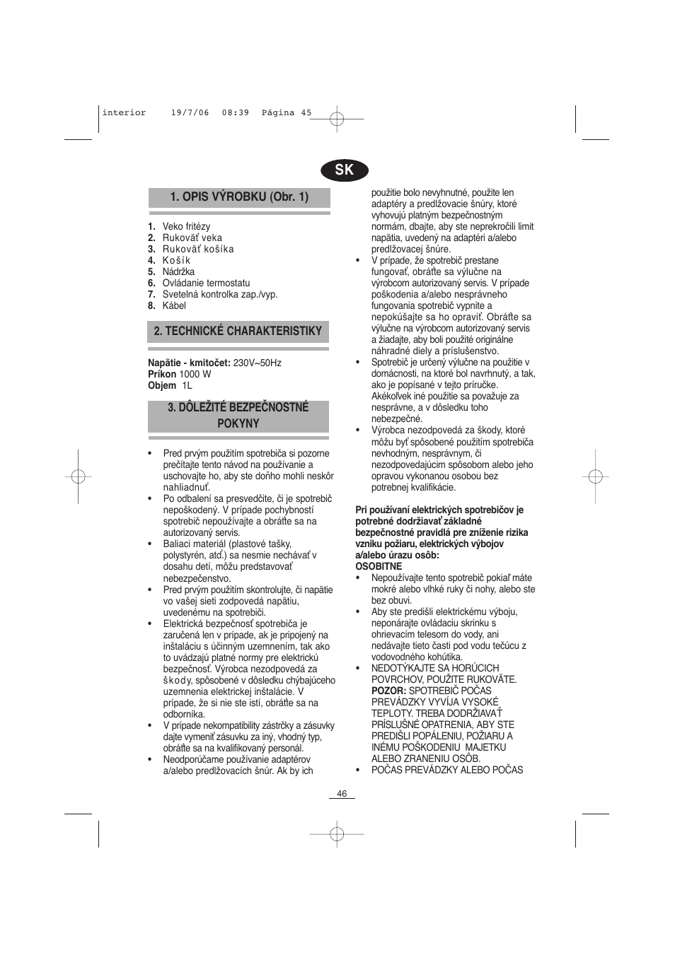 Fagor F-110 User Manual | Page 47 / 66