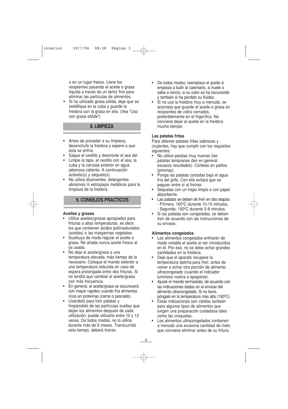 Fagor F-110 User Manual | Page 5 / 66