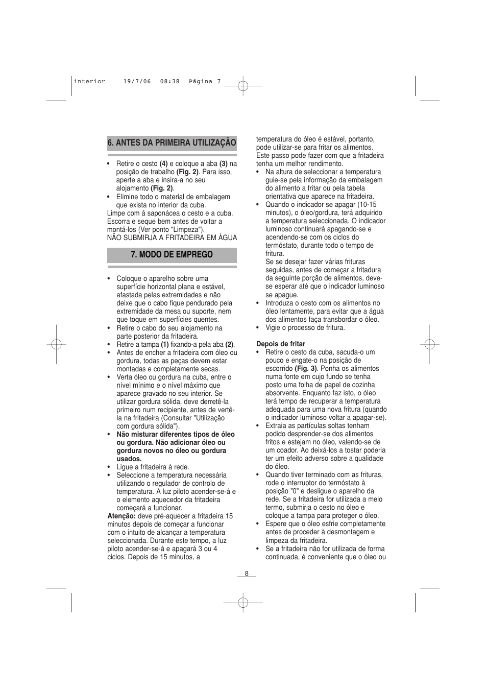 Fagor F-110 User Manual | Page 9 / 66