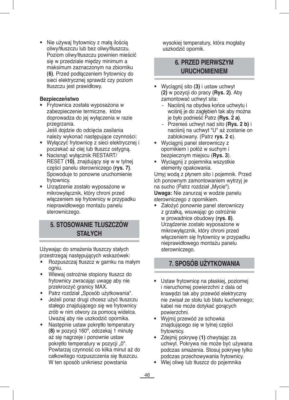 Fagor F-200 User Manual | Page 47 / 84