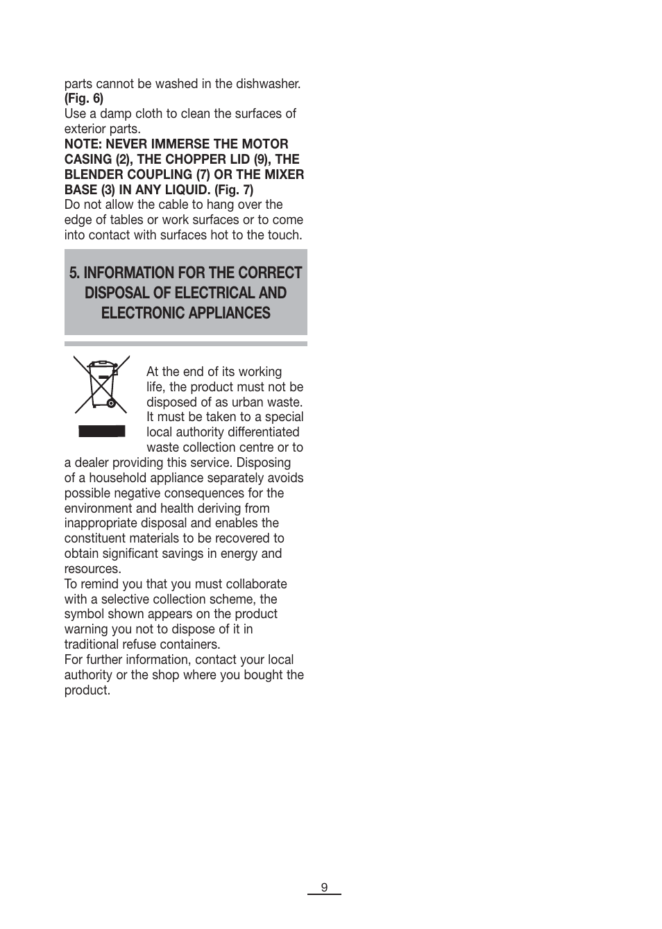 Fagor B-850A User Manual | Page 10 / 49