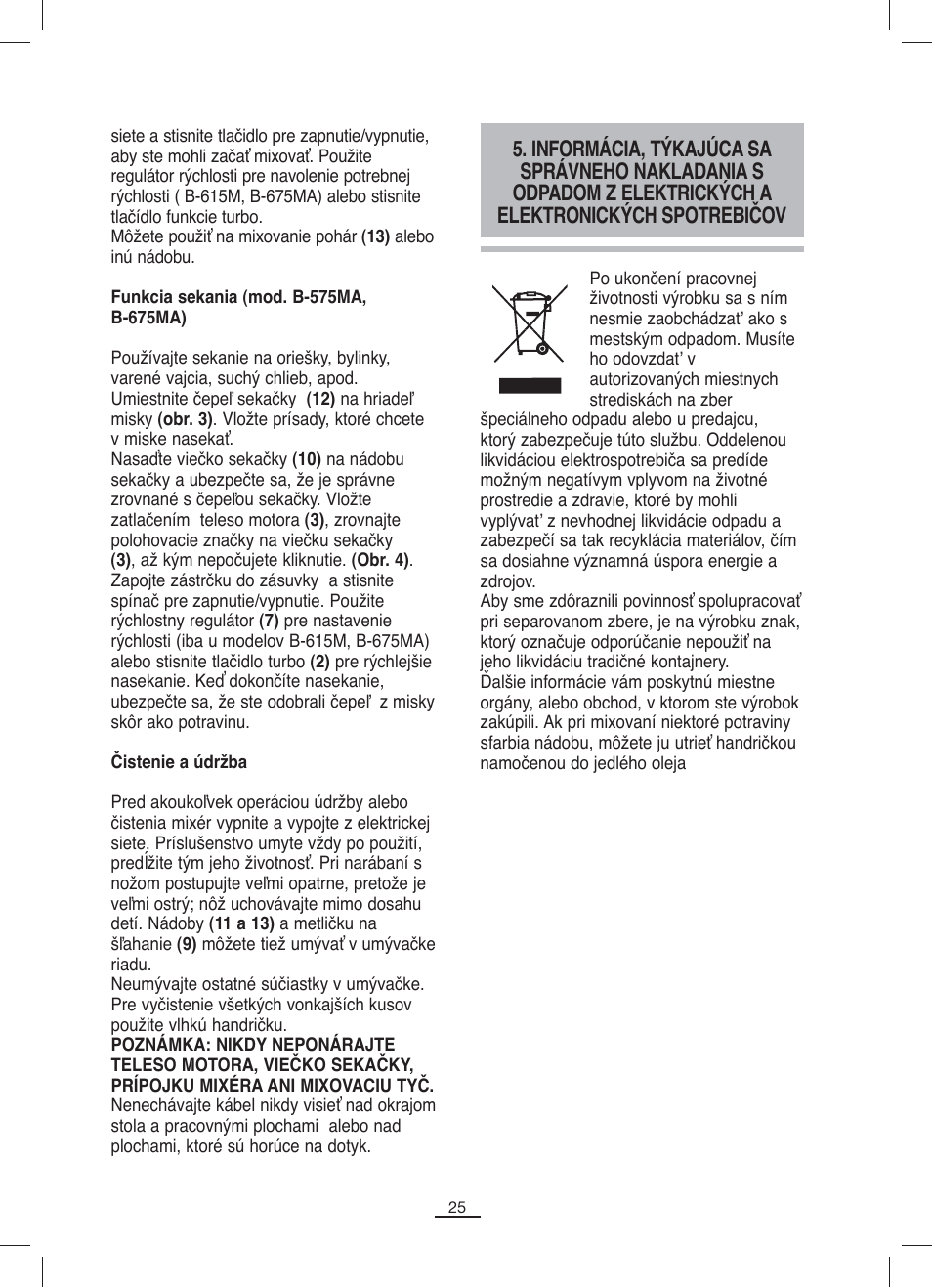 Fagor B-515M User Manual | Page 26 / 46