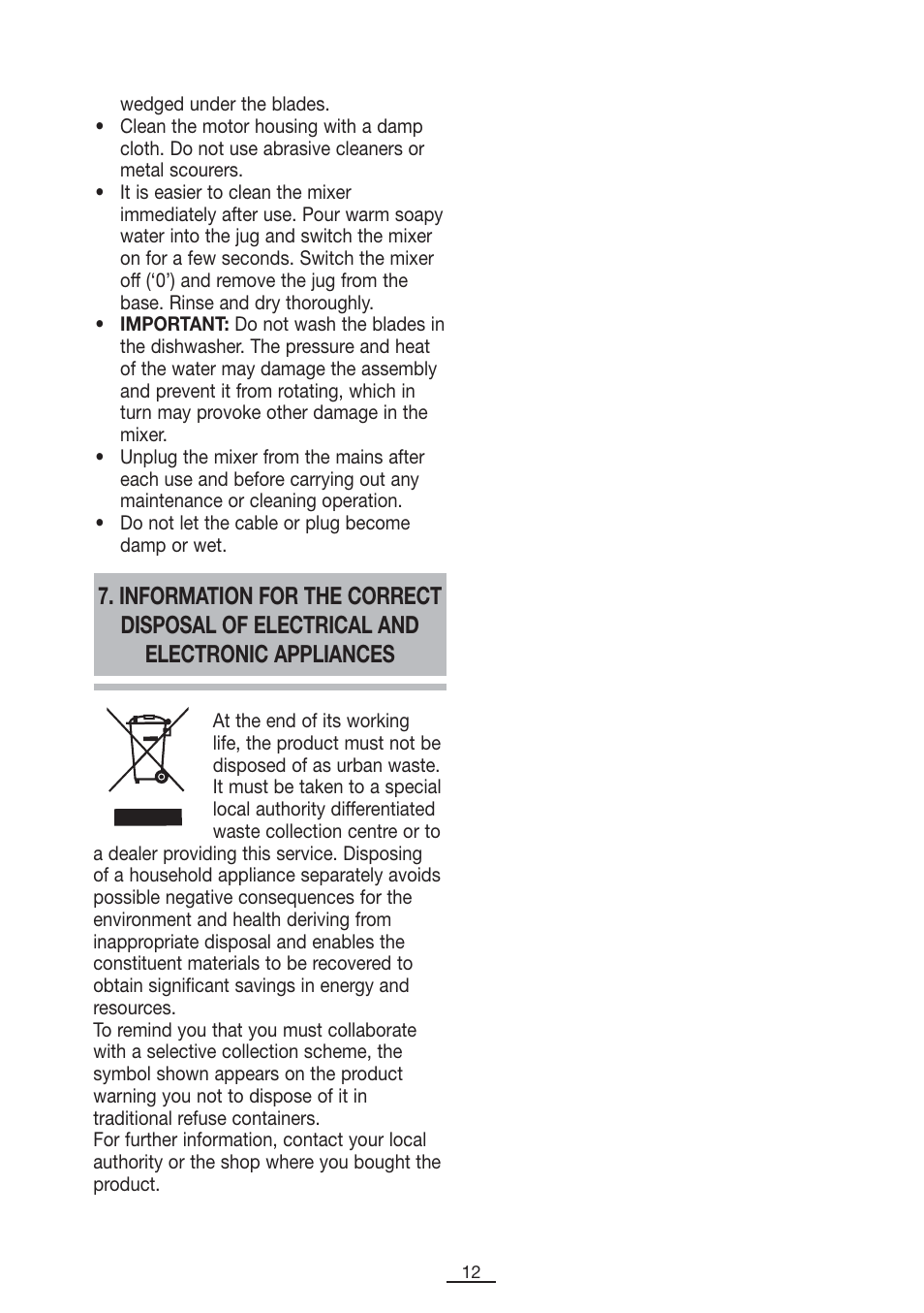 Fagor BV-850 User Manual | Page 13 / 50