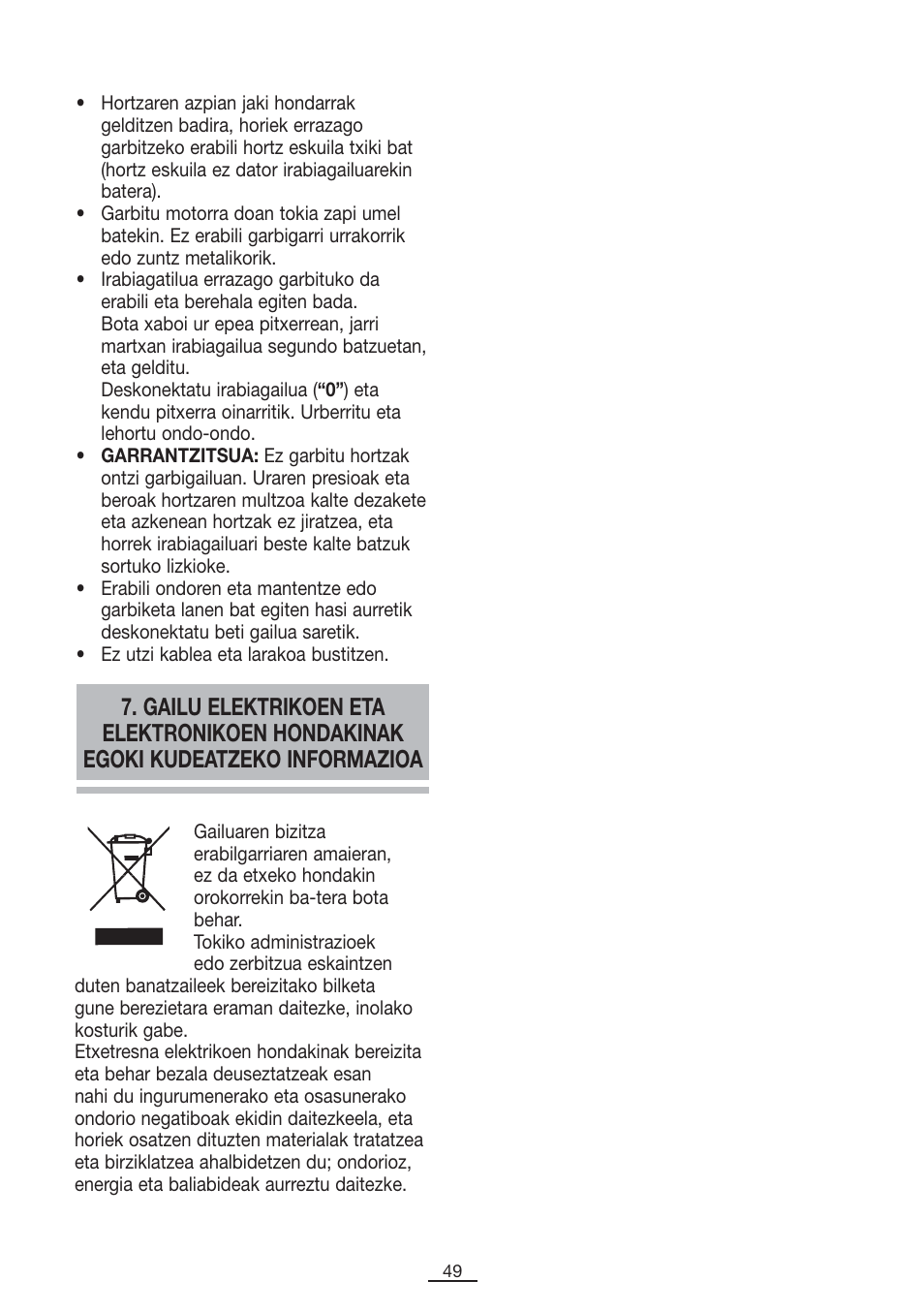 Fagor BV-850 User Manual | Page 50 / 50