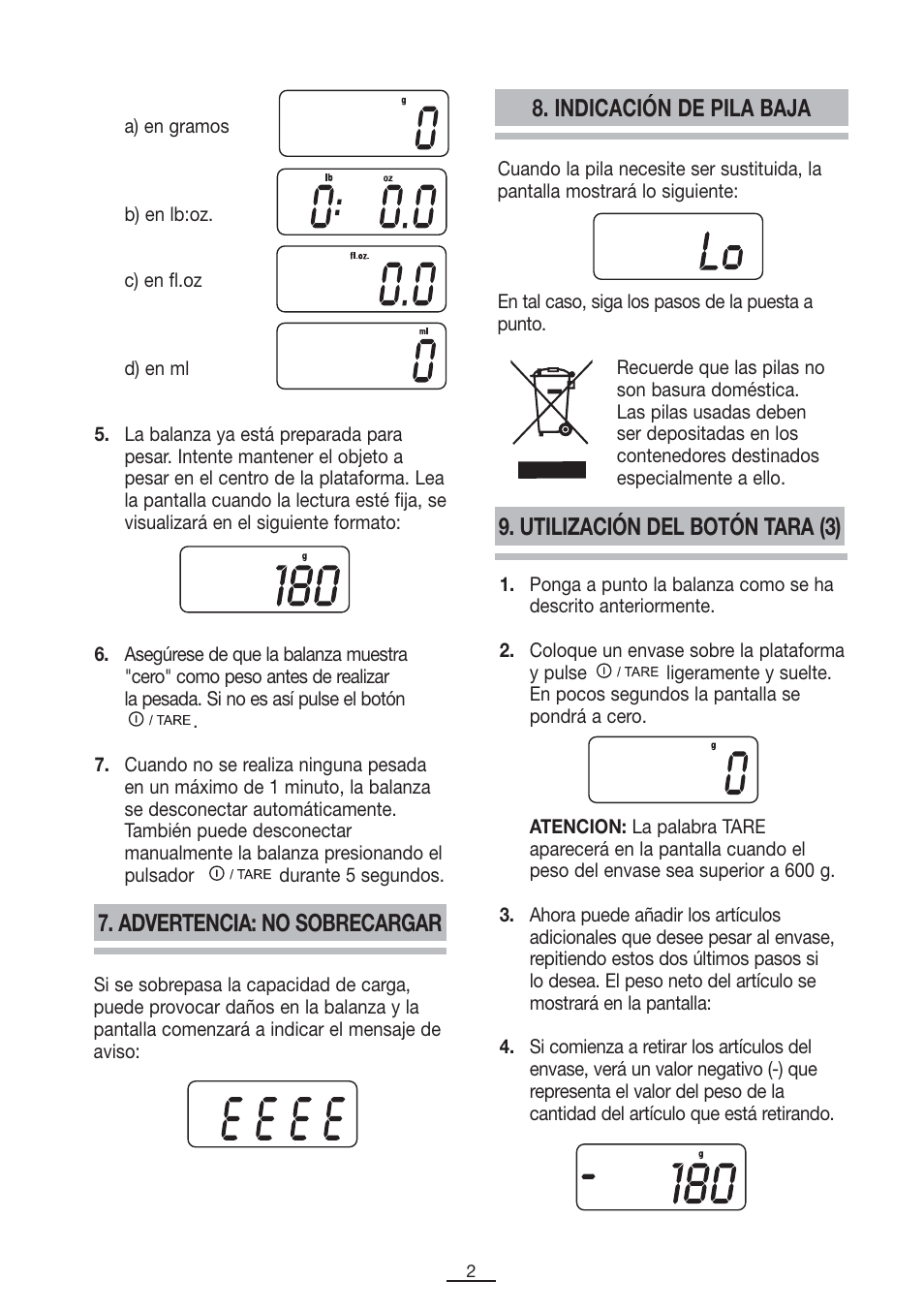 Fagor BC-275 User Manual | Page 3 / 41