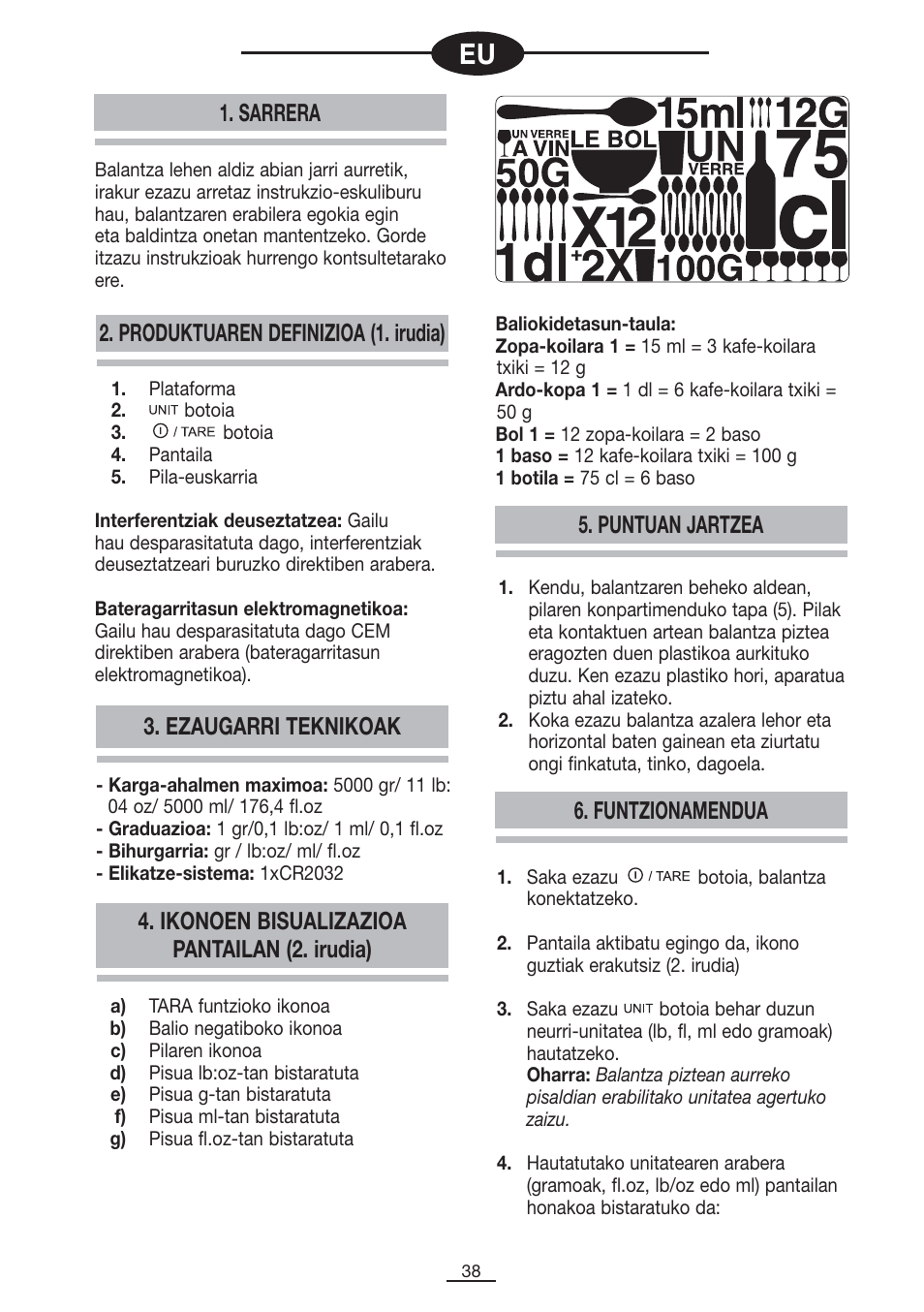 Fagor BC-275 User Manual | Page 39 / 41