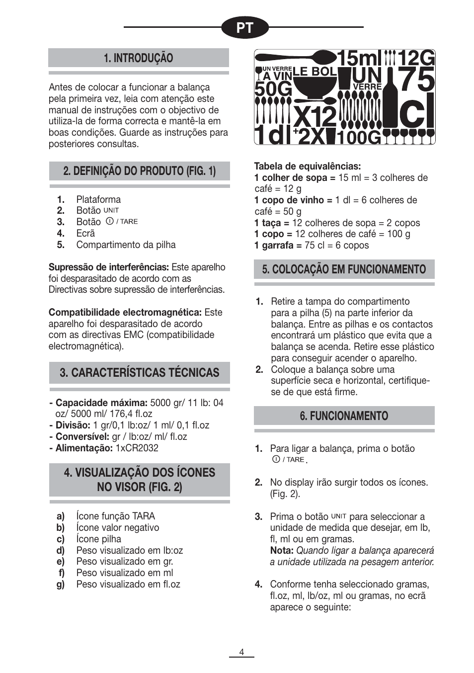 Fagor BC-275 User Manual | Page 5 / 41
