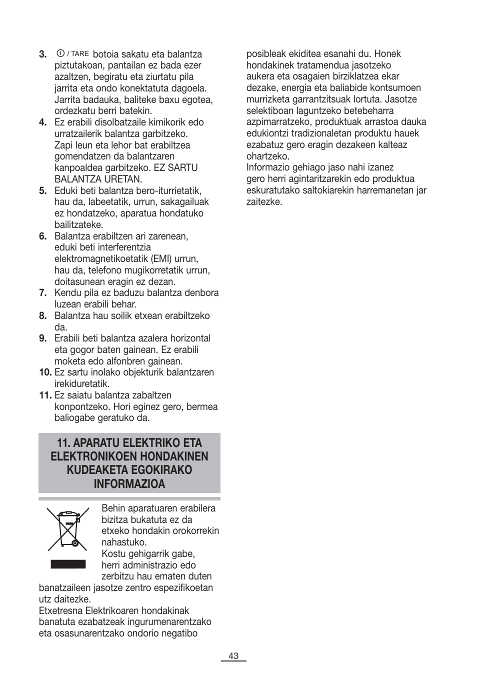 Fagor BC-550 User Manual | Page 44 / 44