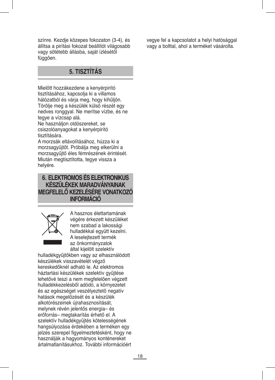 Tisztítás | Fagor TT-402 User Manual | Page 19 / 34