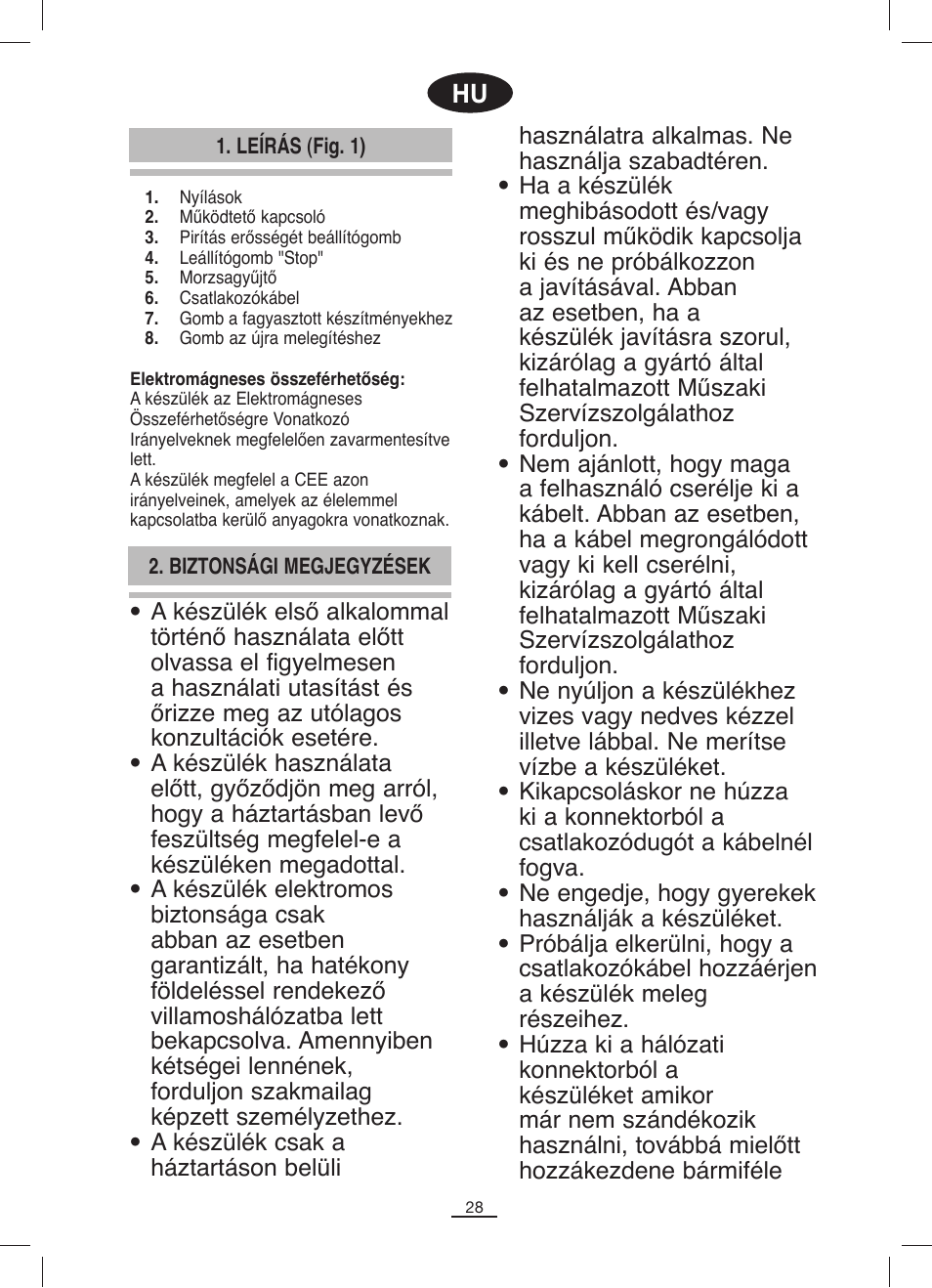 Fagor TTE-300 User Manual | Page 29 / 54