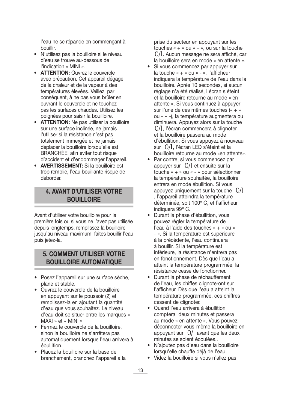 Avant d’utiliser votre bouilloire, Comment utiliser votre bouilloire automatique | Fagor TK-500 User Manual | Page 14 / 54