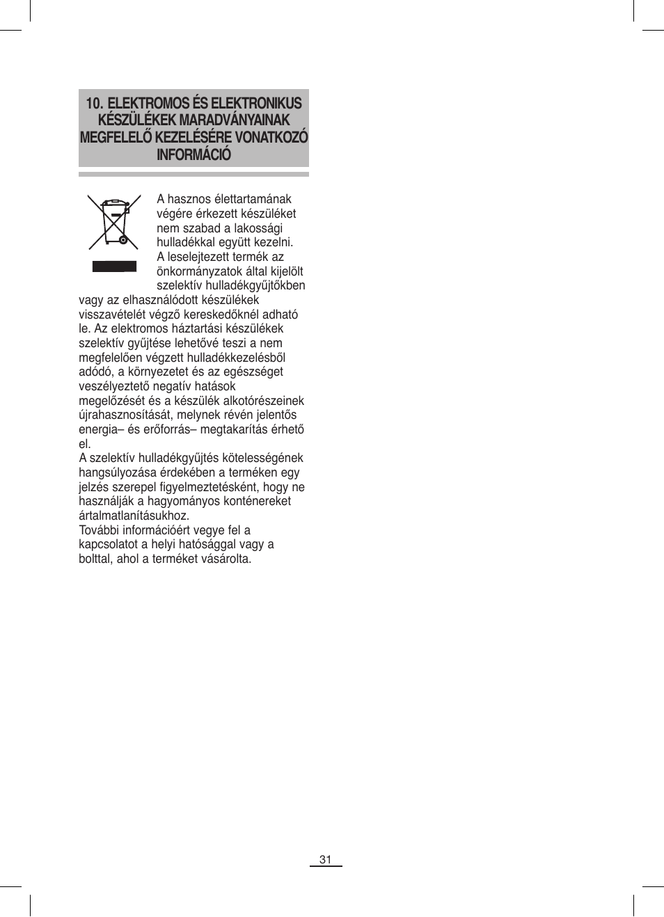 Fagor TK-500 User Manual | Page 32 / 54