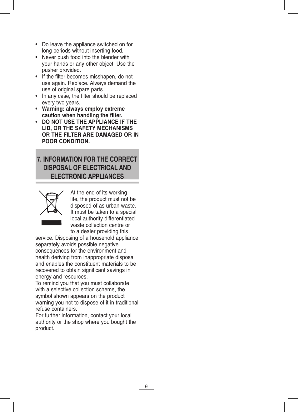 Fagor LC-320 User Manual | Page 10 / 42