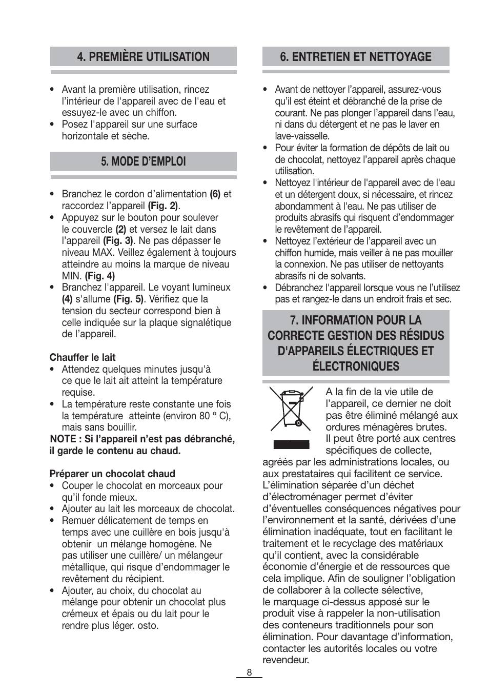 Fagor CL-1000 User Manual | Page 9 / 32