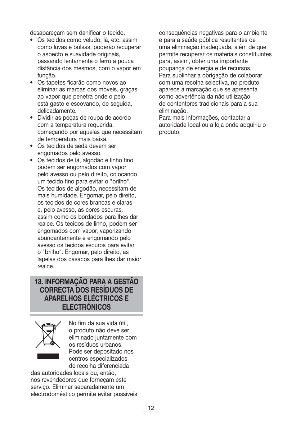 Fagor PL-2600 User Manual | Page 13 / 76