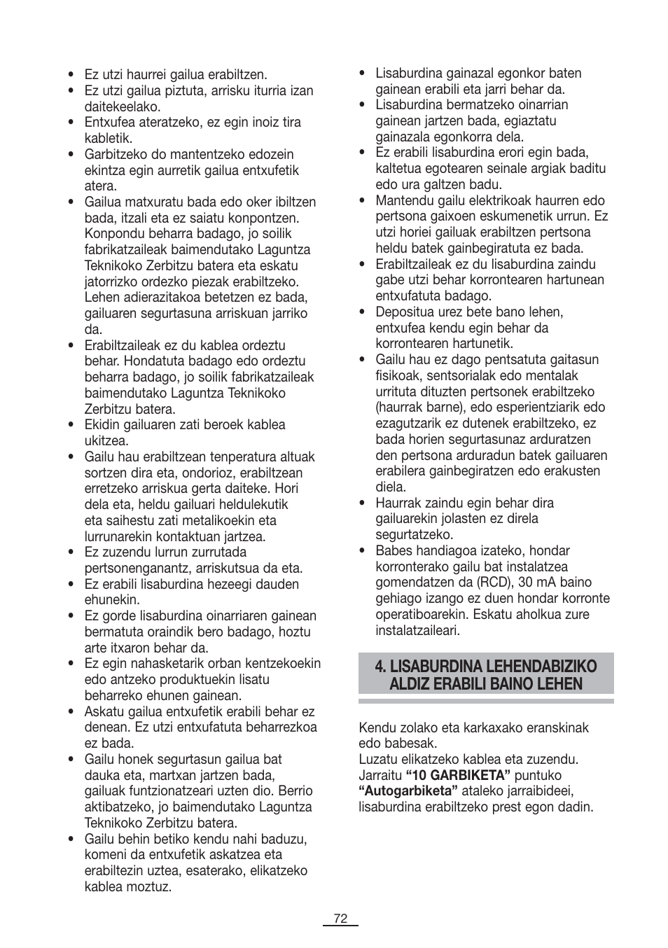 Fagor PL-2600 User Manual | Page 73 / 76