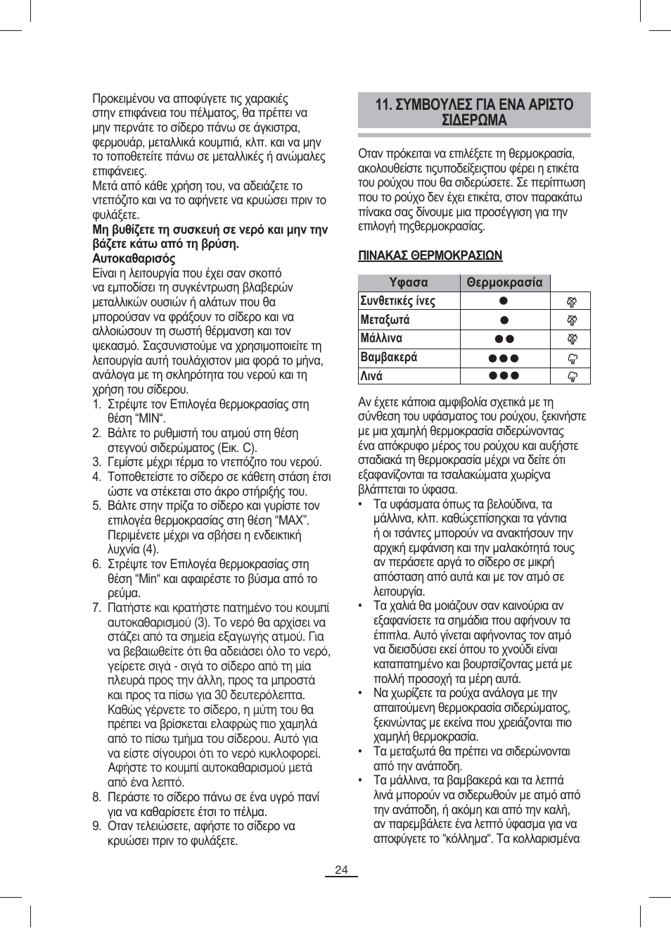 Óyìâïyëåó гйб енб бсйуфп уйдесщмб | Fagor PL-2205 User Manual | Page 25 / 68