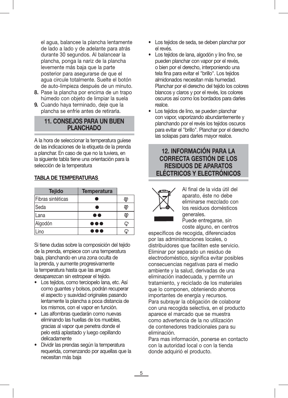 Fagor PL-2205 User Manual | Page 6 / 68