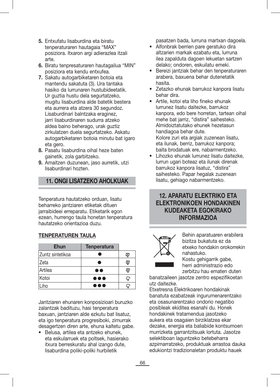 Fagor PL-2205 User Manual | Page 67 / 68