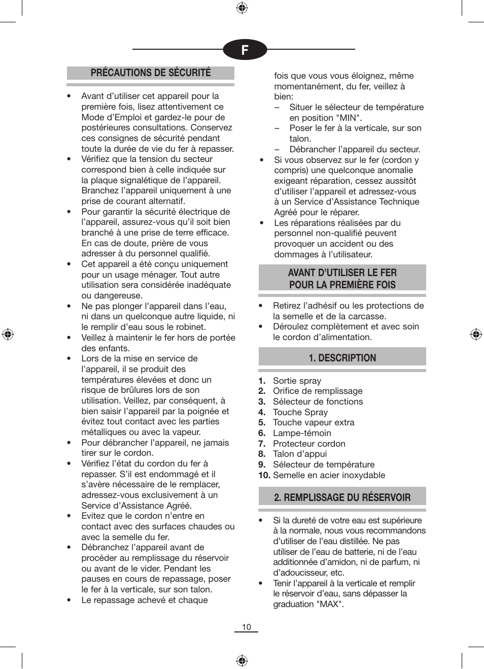Fagor PL-140 User Manual | Page 11 / 42