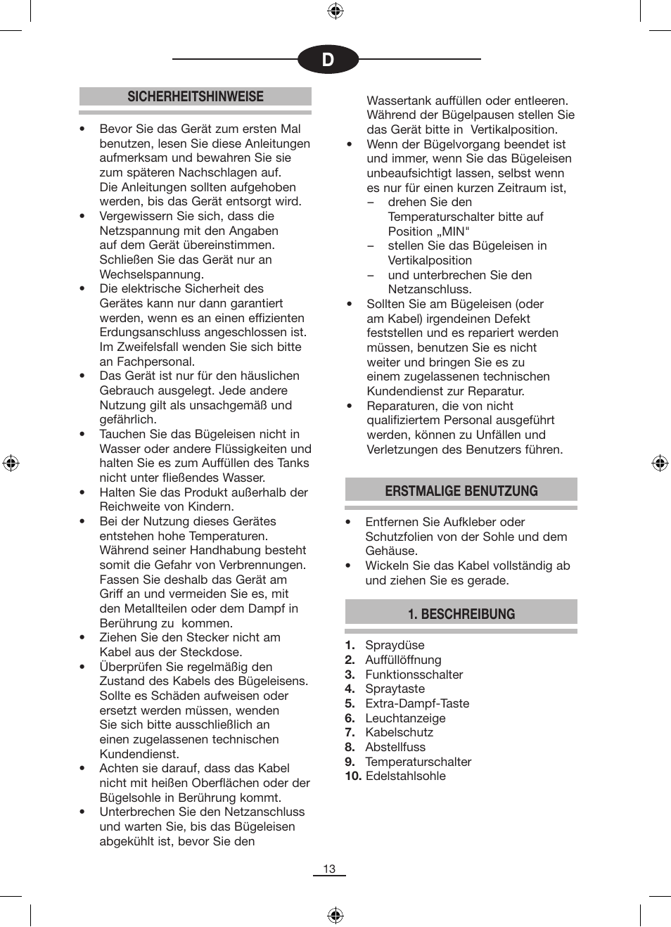 Fagor PL-140 User Manual | Page 14 / 42