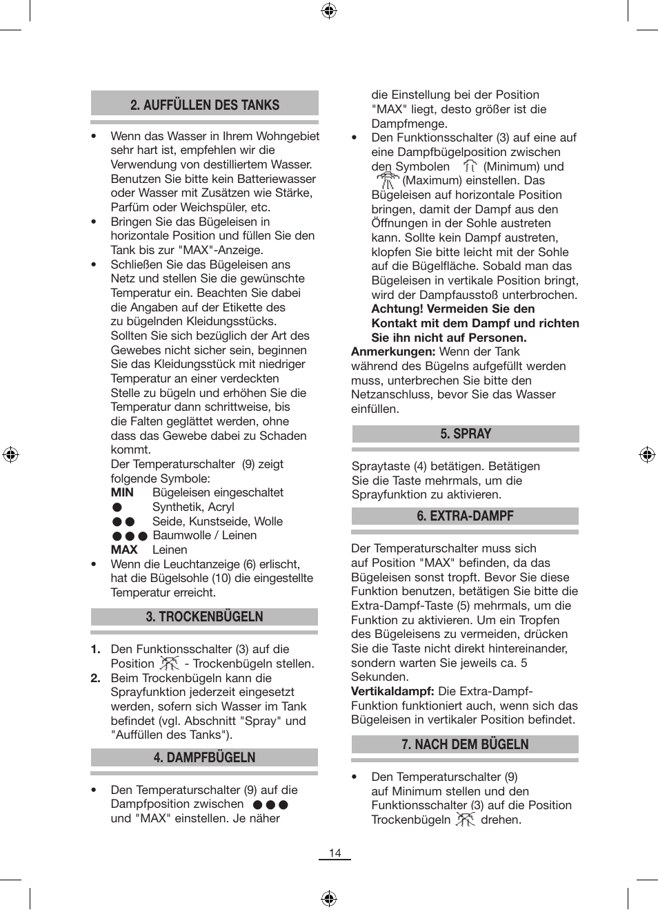 Fagor PL-140 User Manual | Page 15 / 42