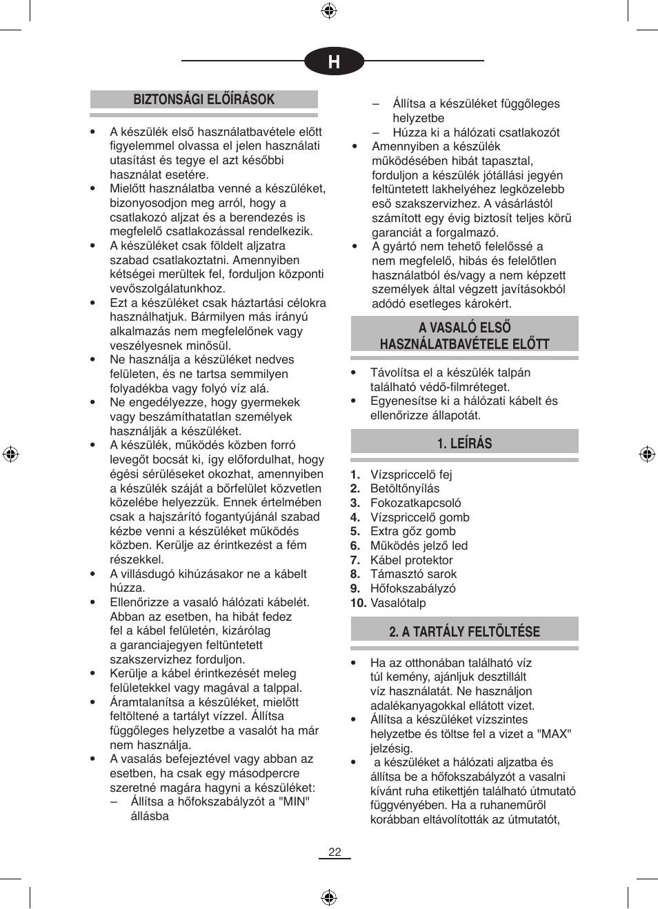 Fagor PL-140 User Manual | Page 23 / 42