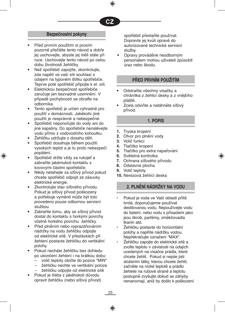 Fagor PL-140 User Manual | Page 26 / 42