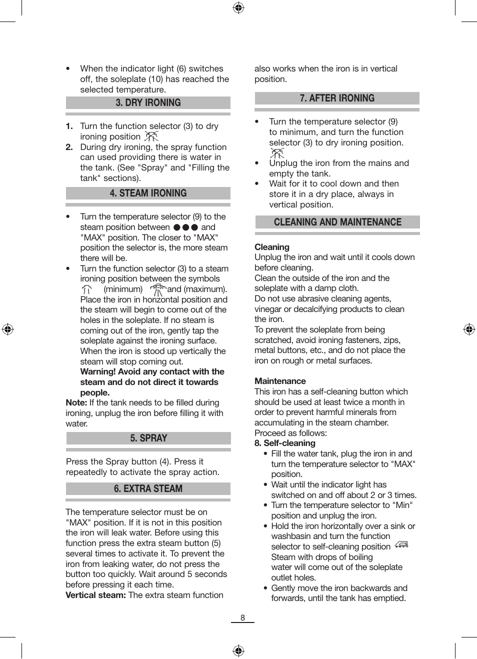 Fagor PL-140 User Manual | Page 9 / 42