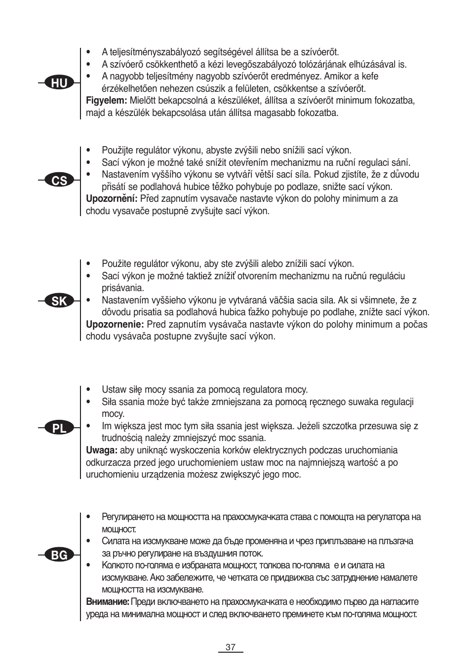 Fagor VCE-181CP User Manual | Page 38 / 54