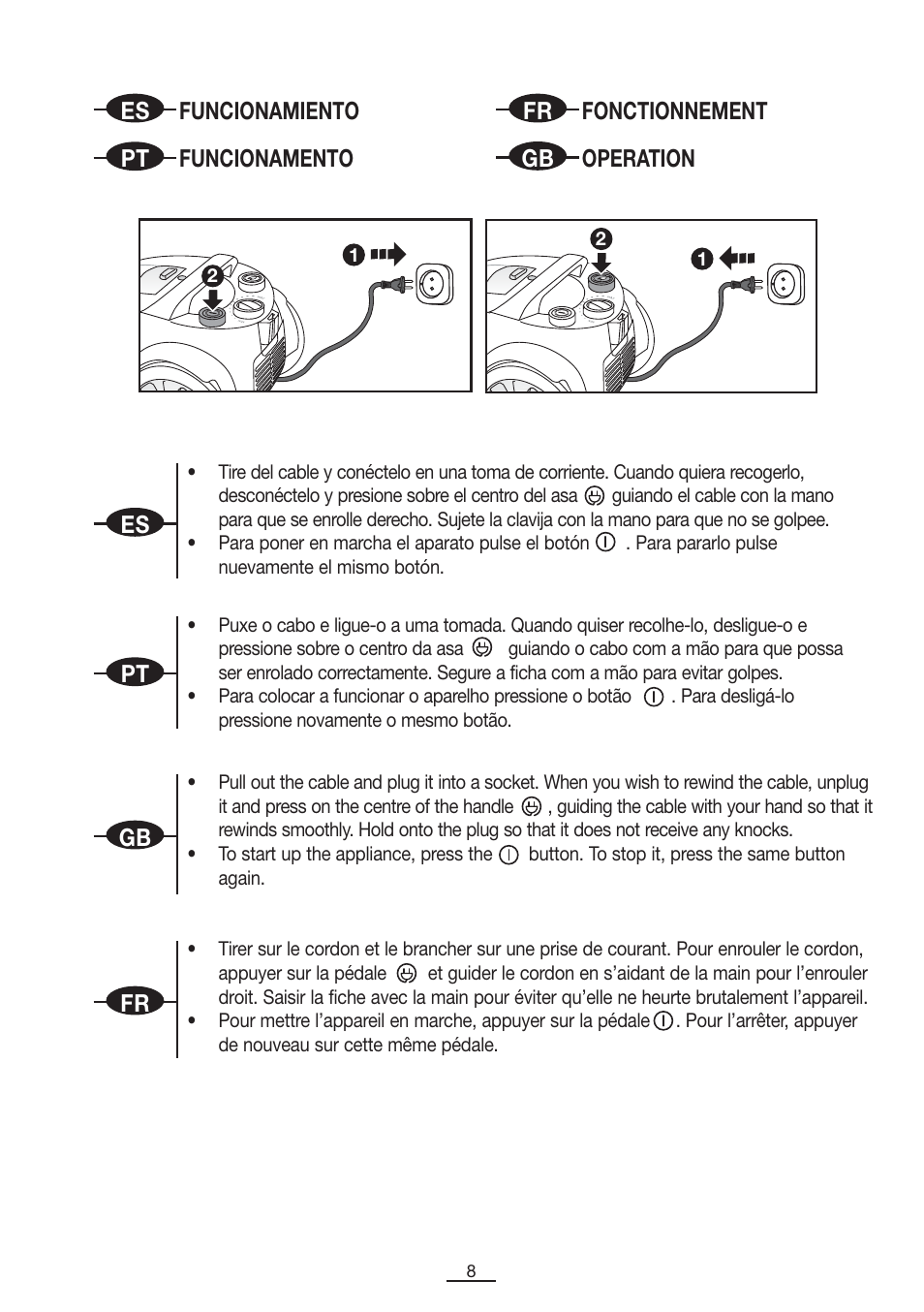 Fagor VCE-181CP User Manual | Page 9 / 54