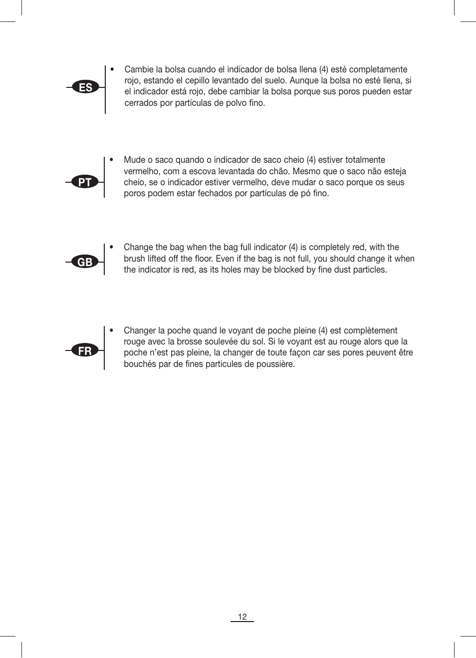 Fagor VCE-1820CP User Manual | Page 13 / 47