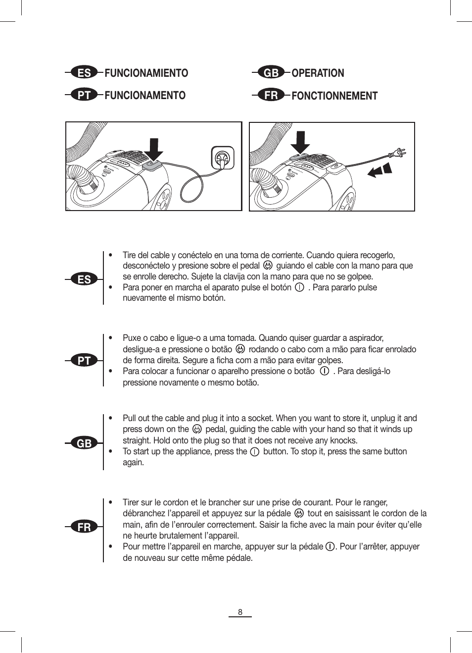Fagor VCE-1820CP User Manual | Page 9 / 47