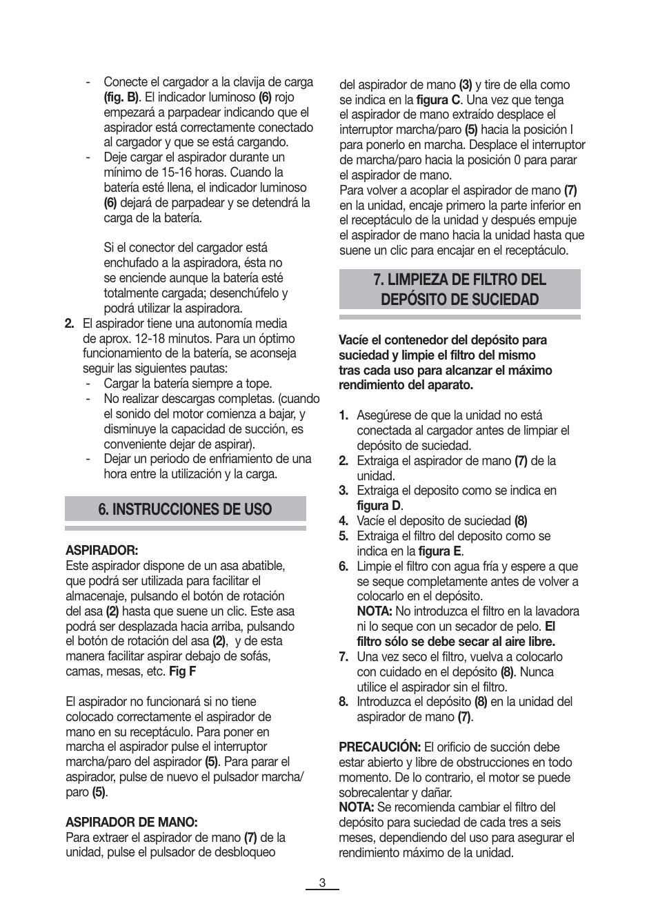 Fagor VCE-180C User Manual | Page 4 / 67