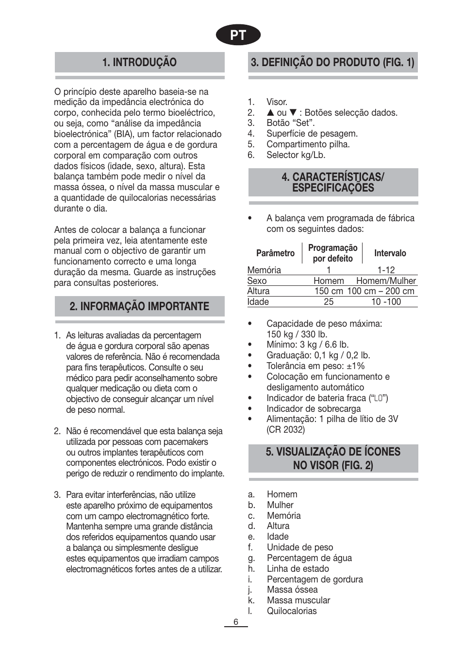 Fagor BB-350BF User Manual | Page 7 / 76