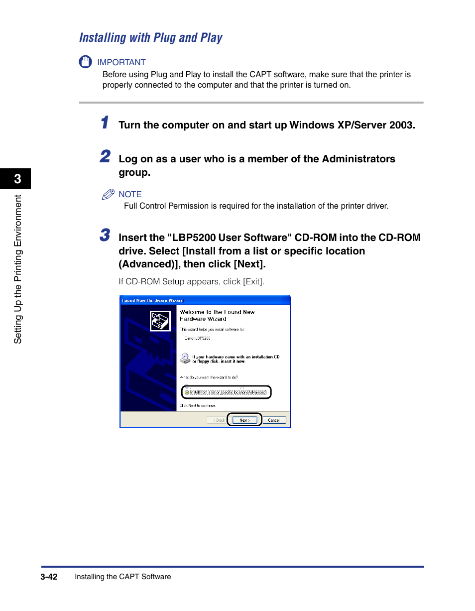 Installing with plug and play -42 | Axis Communications LBP 5200 User Manual | Page 127 / 389