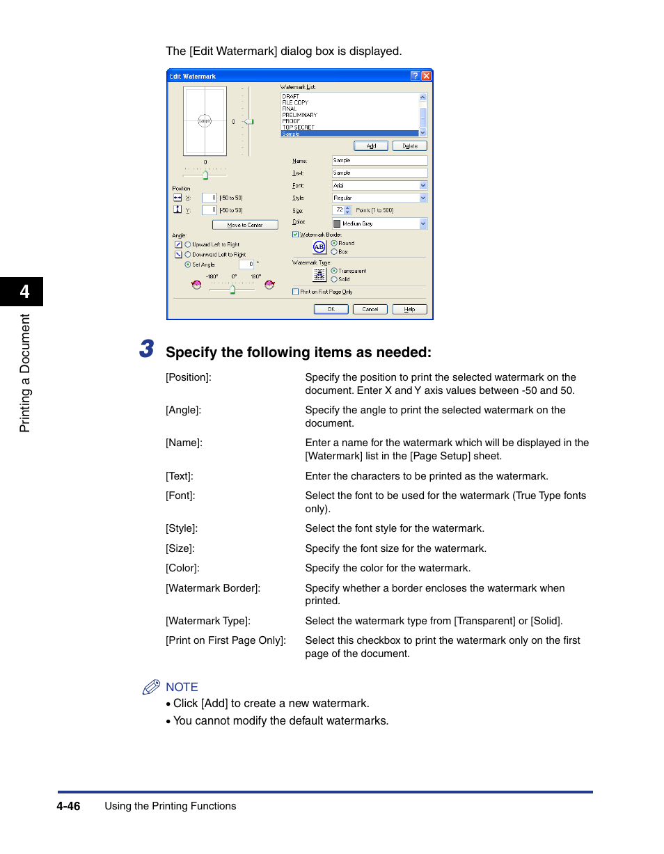 Specify the following items as needed | Axis Communications LBP 5200 User Manual | Page 213 / 389