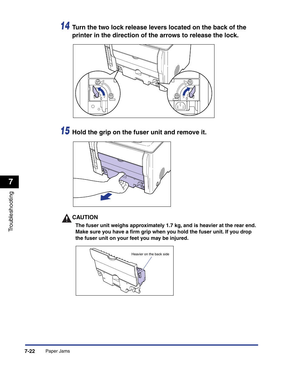 See p. 7-22) | Axis Communications LBP 5200 User Manual | Page 337 / 389