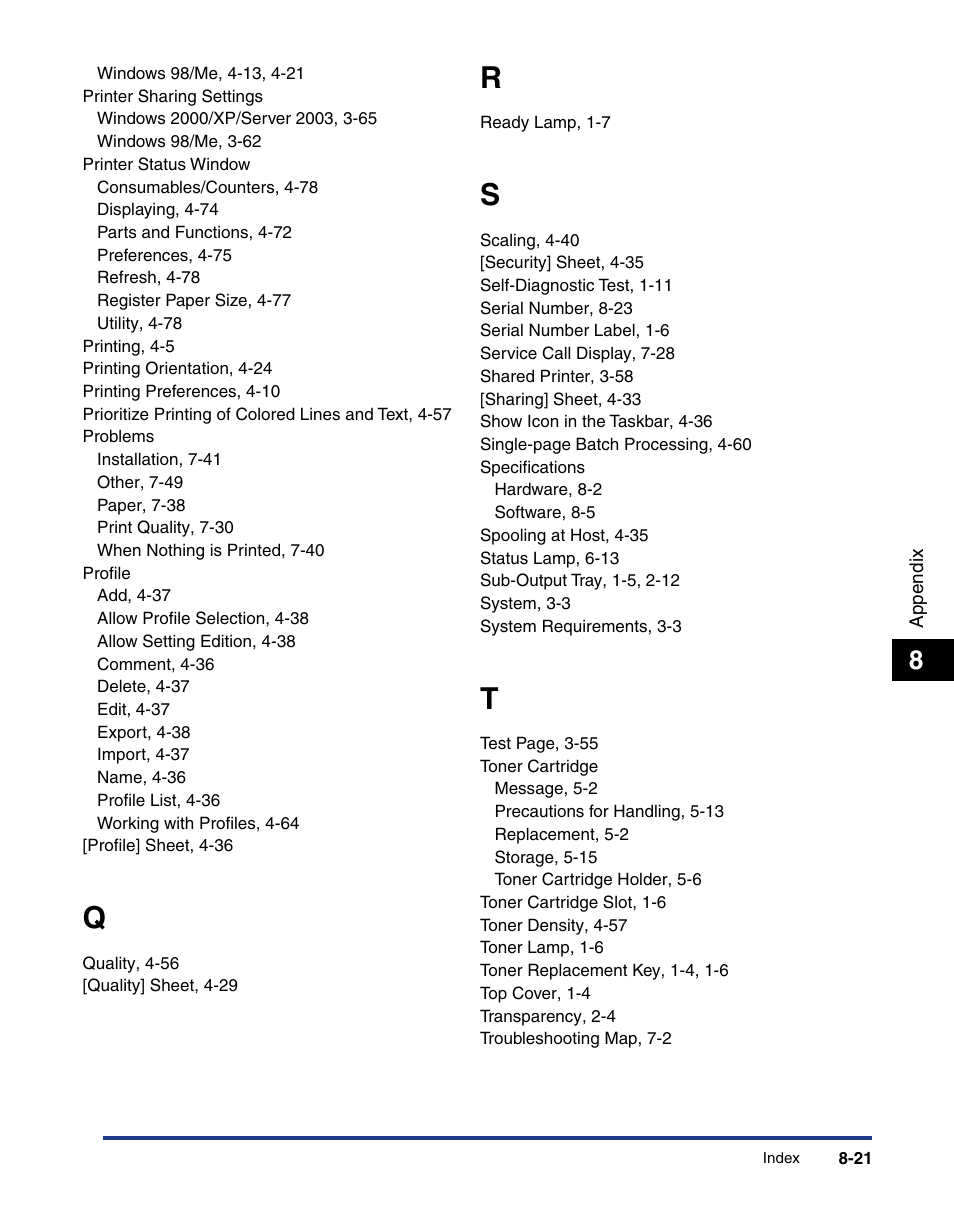 Axis Communications LBP 5200 User Manual | Page 386 / 389