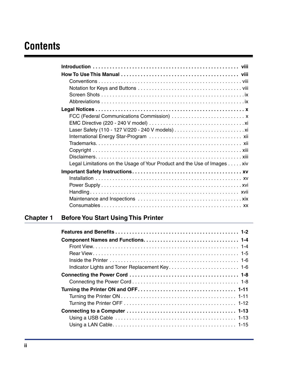 Axis Communications LBP 5200 User Manual | Page 5 / 389