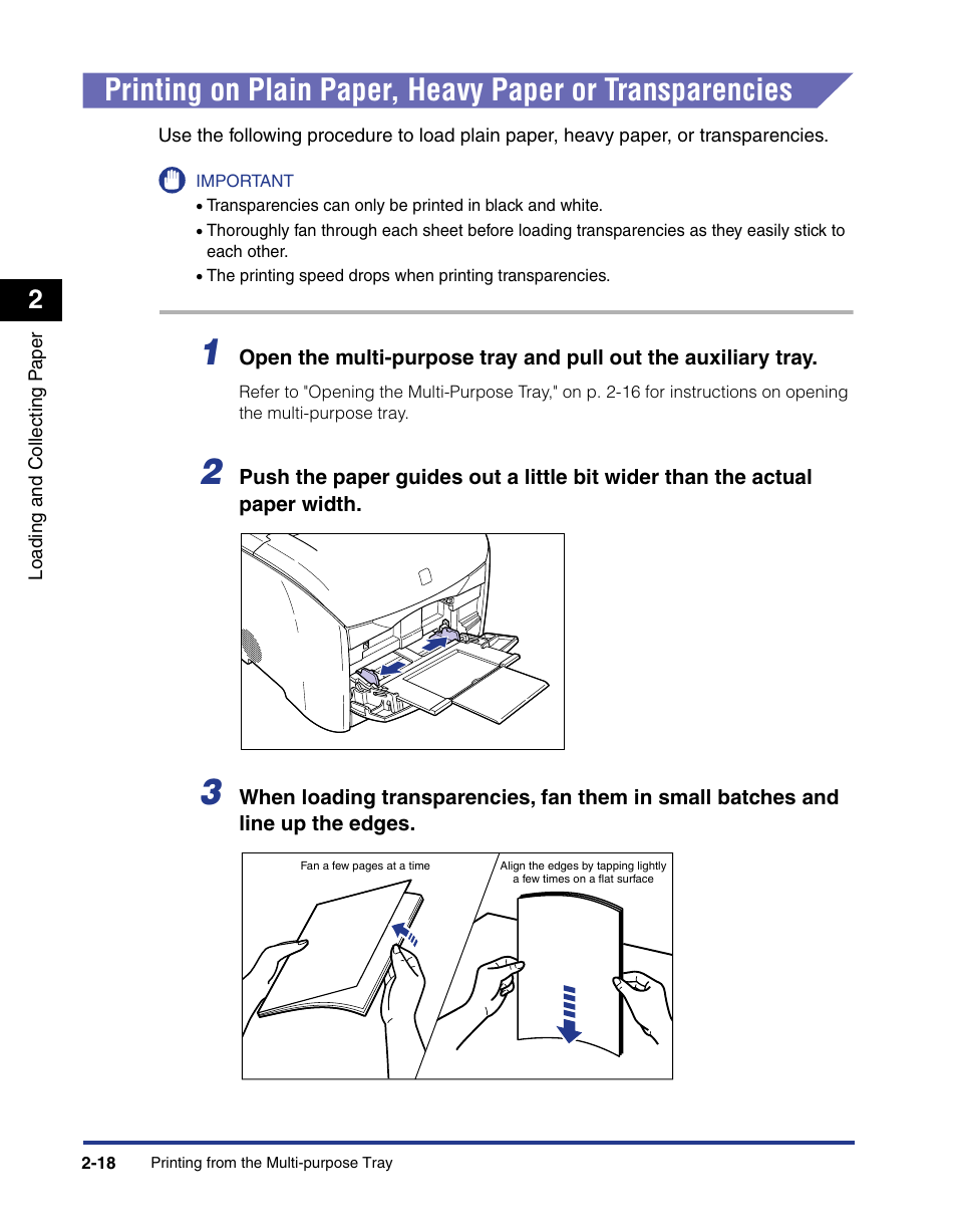 See p. 2-18) | Axis Communications LBP 5200 User Manual | Page 57 / 389