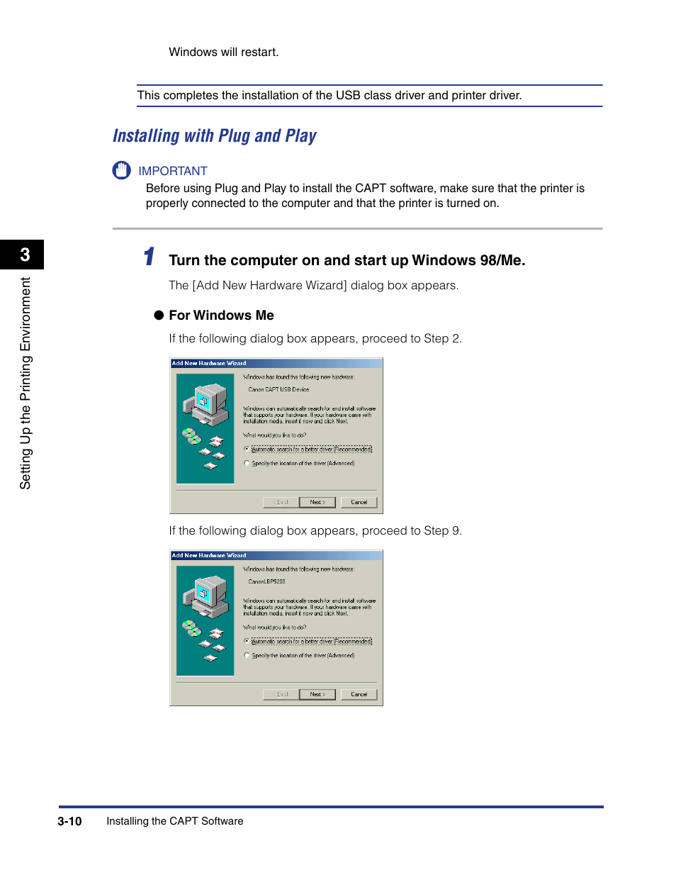 Installing with plug and play -10, Installing with plug and play | Axis Communications LBP 5200 User Manual | Page 95 / 389