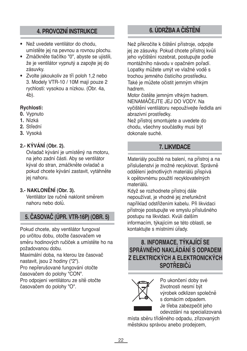 Fagor VTR-12 User Manual | Page 24 / 42