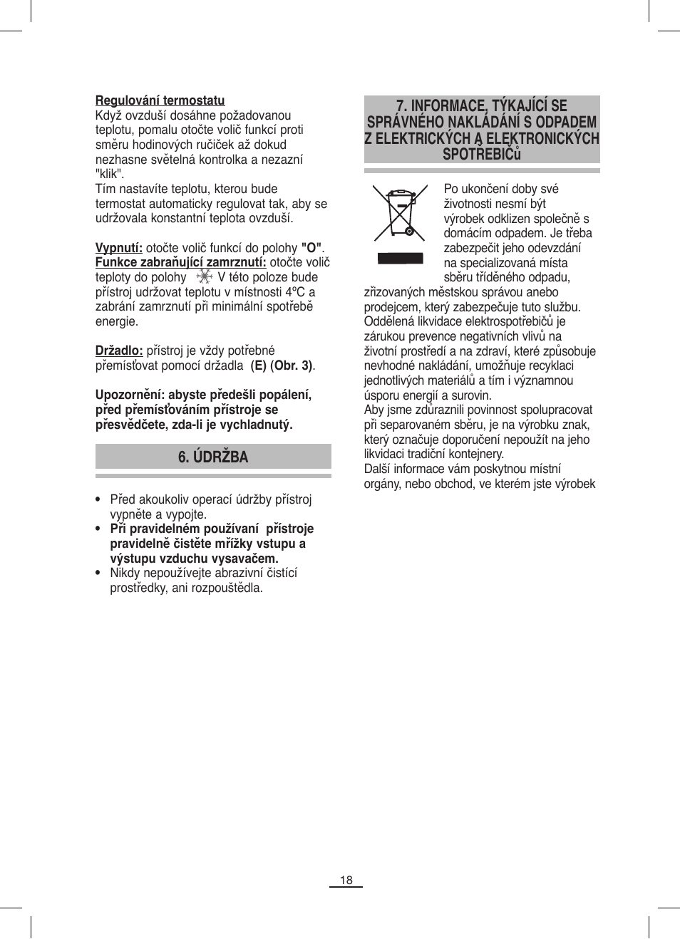 Údržba | Fagor TRV-300 User Manual | Page 19 / 26
