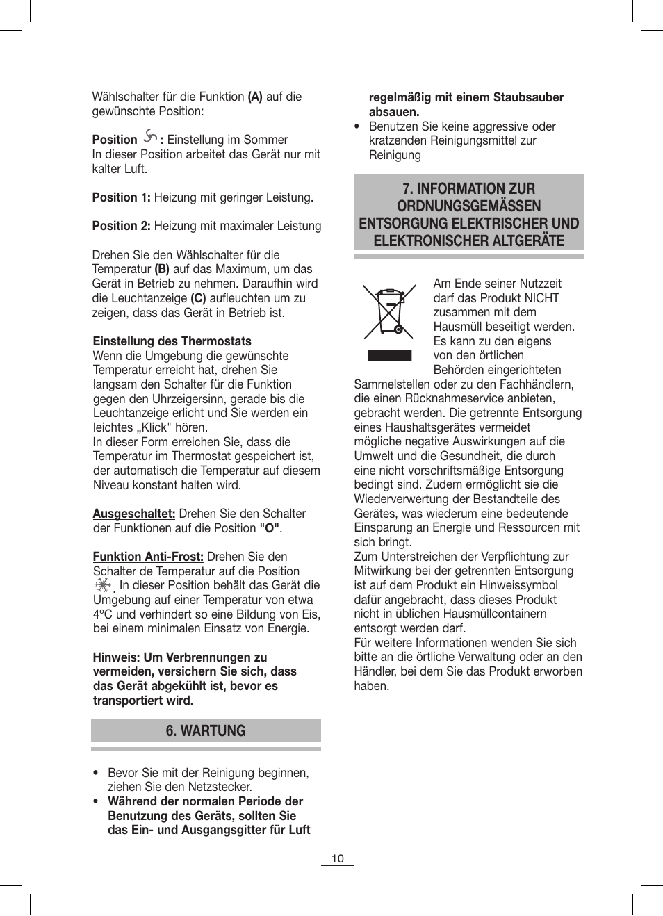 Fagor TRV-320 User Manual | Page 11 / 26