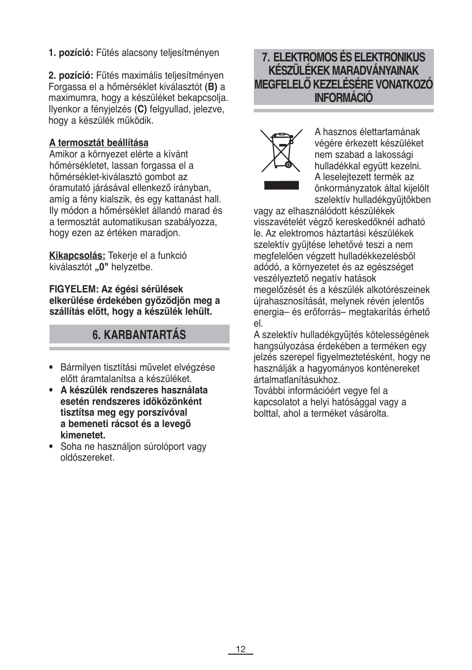 Fagor TRV-270 User Manual | Page 13 / 25