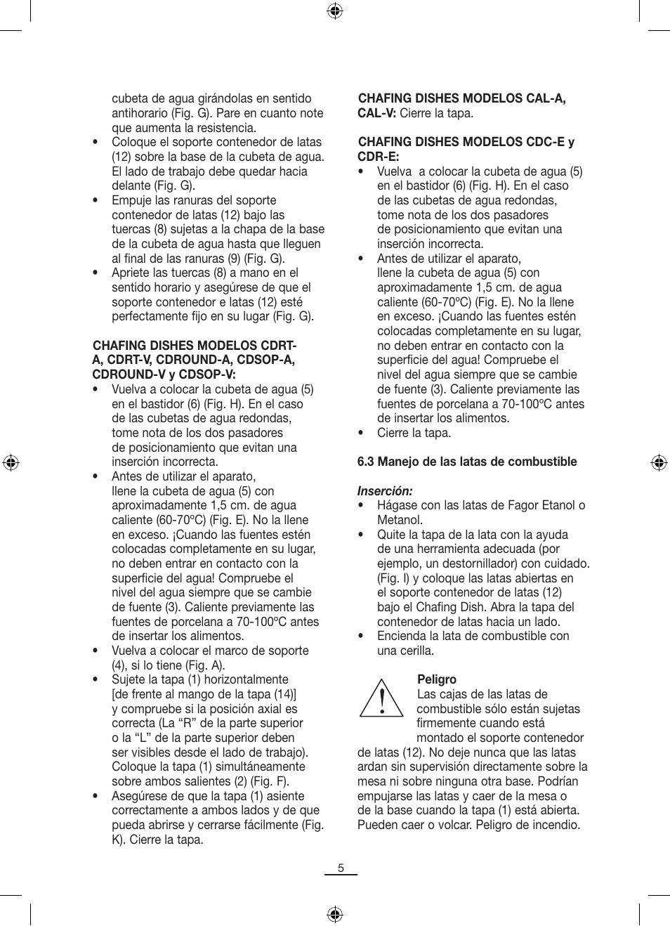Fagor SERV-V User Manual | Page 7 / 30